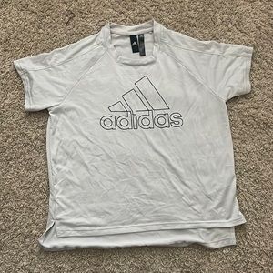Adidas white/grey top
